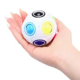 Fidget Puzzle Rainbow Ball 7cmØ - Assorted White, Black – image 2