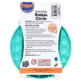 Fidget Push & Pop Bubble Circle 12cmØ - Green, Orange, Aqua, Yellow (Silicone) – image 3