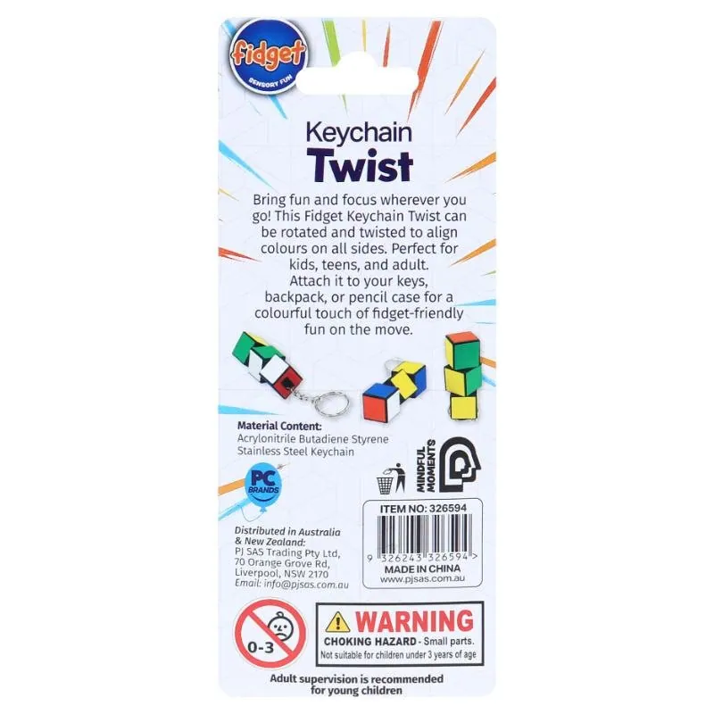 Fidget Keychain Twist 6cm X 2cm – image 3