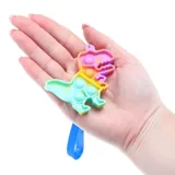 Fidget Push & Pop Keychain Series with Wrist Strap - 8 Assorted Designs – image 2