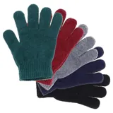 Gloves Kids Basic Knit 5 Assorted Colours Black, Grey, Navy, Green & Maroon – image 1