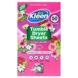 Laundry Tumble Dryer Sheets 50pk - Floral Bloom – image 1