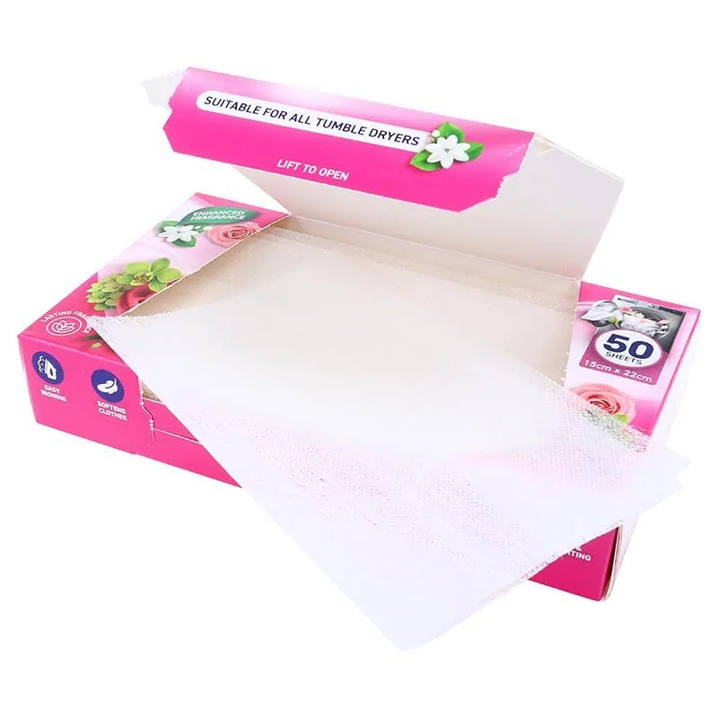 Laundry Tumble Dryer Sheets 50pk - Floral Bloom – image 2