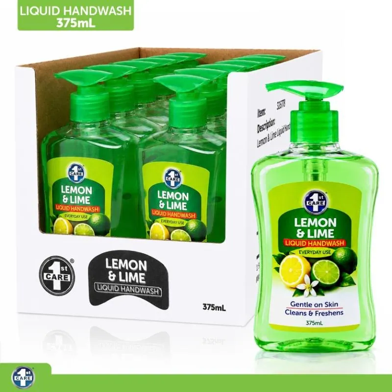 Liquid Handwash 375ml - Lemon & Lime – image 4