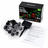Christmas Solar Festoon Red & Green Mixed Lights 2 Functions 20pk – image 1