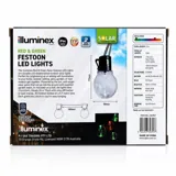 Christmas Solar Festoon Red & Green Mixed Lights 2 Functions 20pk – image 3