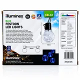 Christmas Solar Festoon Blue Lights 2 Functions 20pk – image 3
