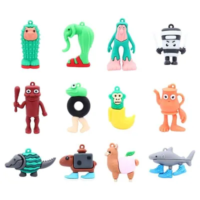 Myth Legend Figurine Collectable with Keychain Mystery Blind Box - 12 Assorted (Series 2)