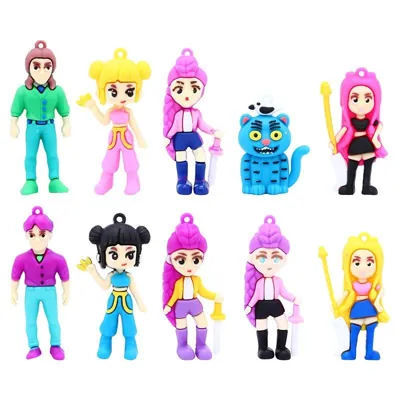 Pop Hunters Figurine Collectable with Keychain Mystery Blind Box - 10 Assorted (Series 1)