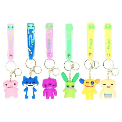 Monster Keychain Blind Box 6 Assorted Characters