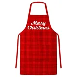 Christmas Apron Plaid Design Cotton 2 Assorted Designs 50cm X 70cm – image 3