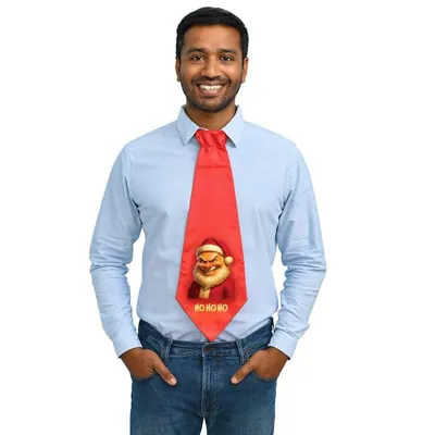 Jumbo Christmas Novelty Tie 57cm X 17.5cm 3 Assorted Designs