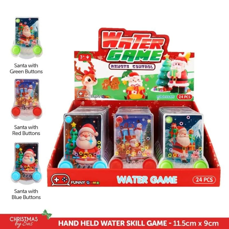 Hand Held Water Skill Game Christmas Controller Design 8.8cm X 11.5cm, 3 Assorted Designs – image 4