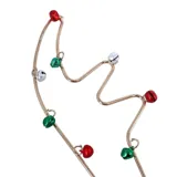Christmas Headband Antler Metal with Green & Red Bells 30cm X 27cm – image 2