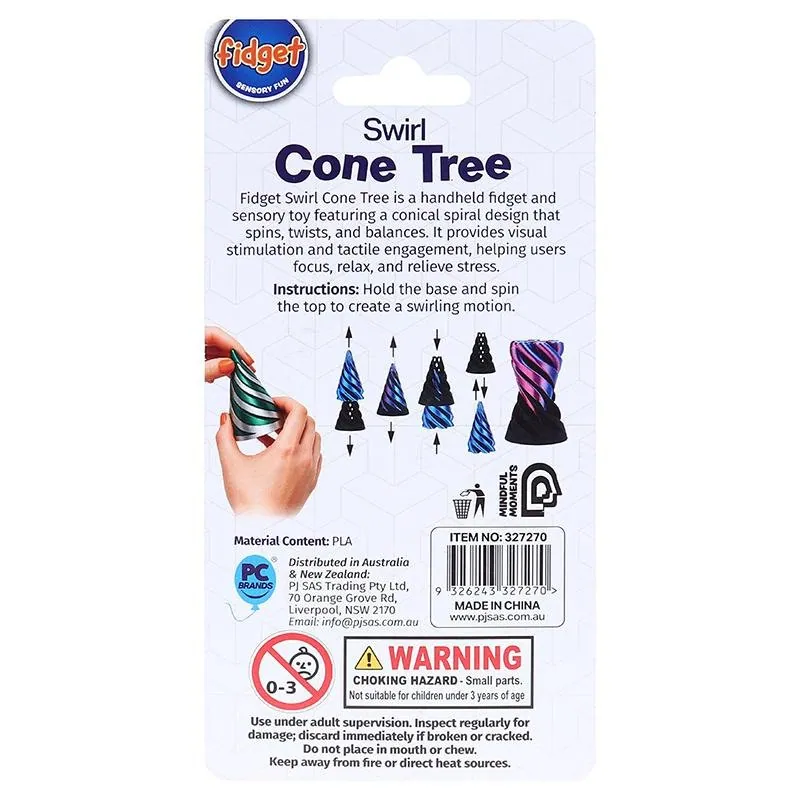 Fidget Swirl Cone Tree - Assorted Colours – image 3