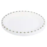 Sugarcane Bagasse Christmas Oval Plates 18pk Large 31cm X 25.5cm Holly Print – image 3