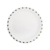 Sugarcane Bagasse Christmas Round Plates 18pk Large Ø 26cm Holly Print – image 1