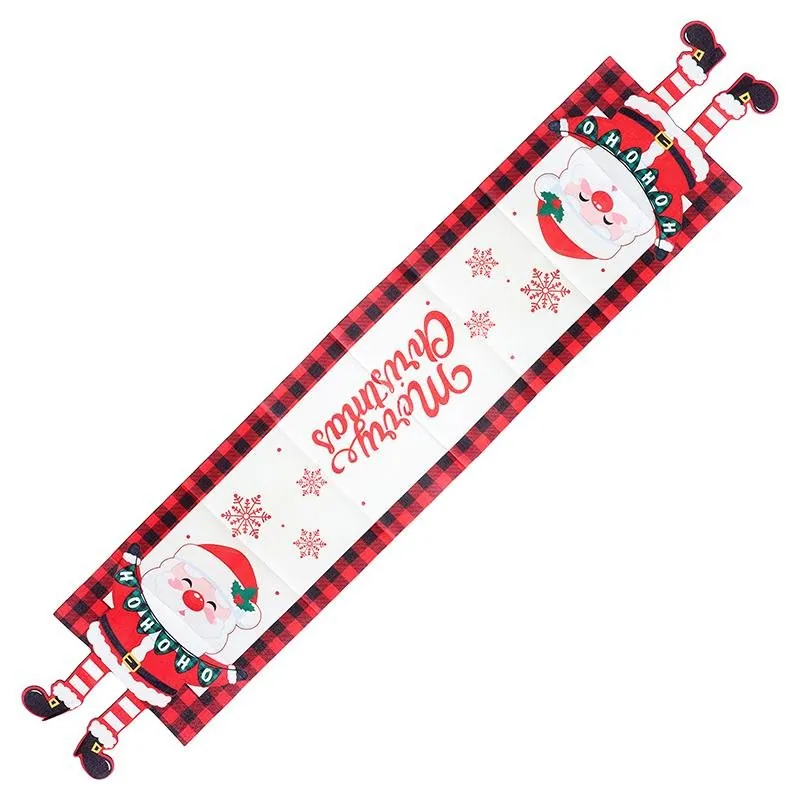 Christmas Festive Feet Table Runner 185cm X 35cm – image 2