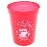 Christmas Cups 520ml Red, Blue & Green 3pc – image 2