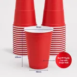 Drinkware & Partyware Party Cups 265ml 50pk American Red – image 2