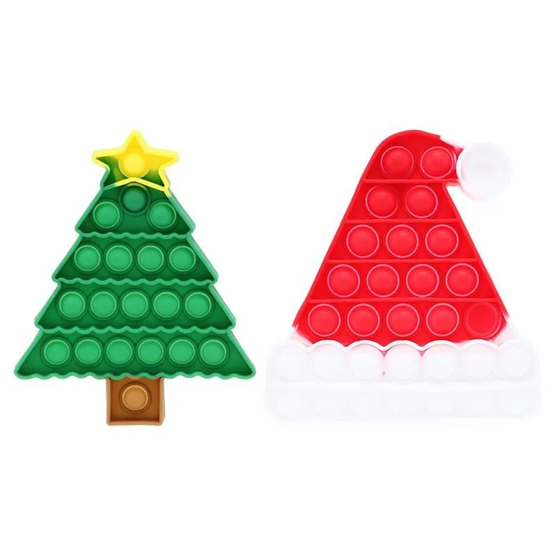 Christmas Fidget Push & Pop 2 Assorted Designs (Appx. 15cm X 13cm) – image 2