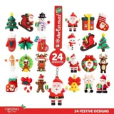 Christmas Keychains 24 Assorted Christmas Designs – image 4