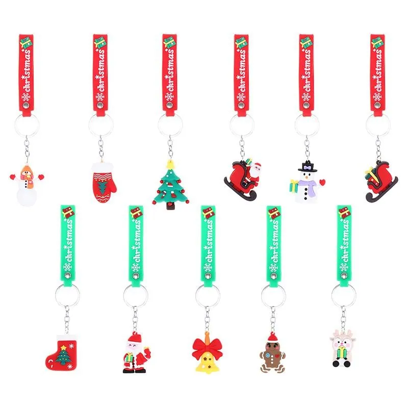 Christmas Keychains 24 Assorted Christmas Designs – image 2