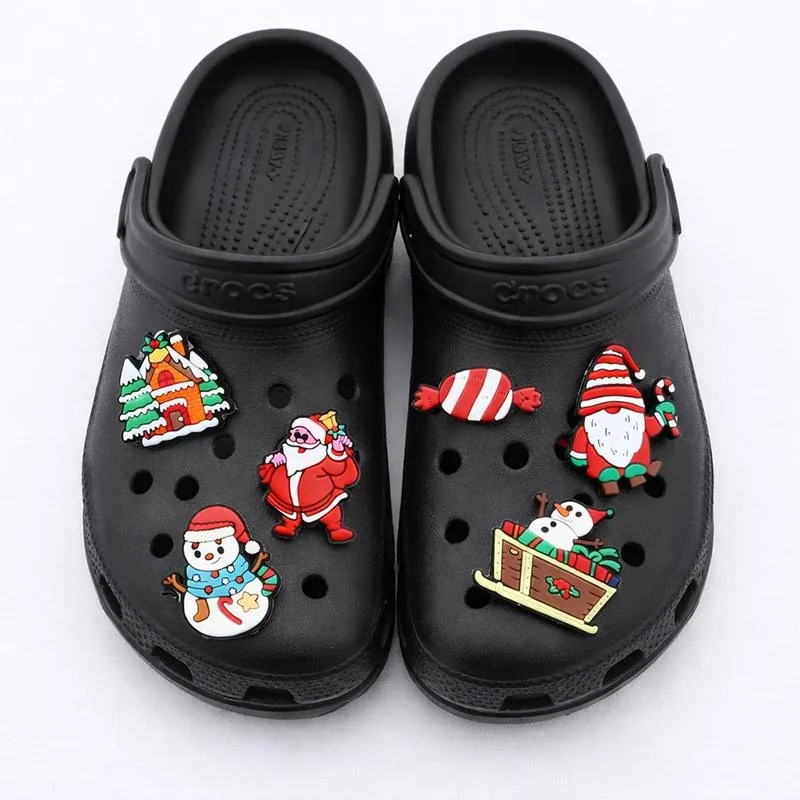 Christmas Shoe Charms 6pc Assorted Designs & Styles – image 2
