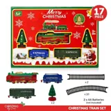 Christmas Train Set Battery Operated 17pc (Requires – image 3