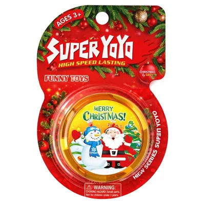 Christmas Yoyo 5cm 4 Assorted Designs