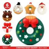 Christmas Fidget Squishy Toy 6 Assorted Designs 8cm X 8cm – image 4