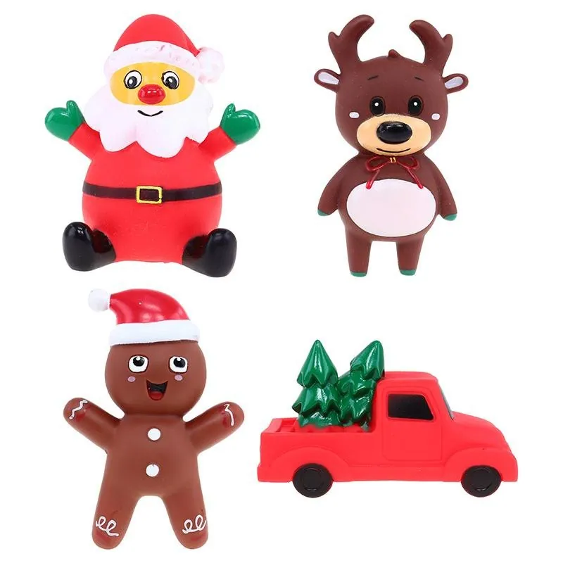 Christmas Squeaky Dog Toy 4 Assorted Designs & Sizes – image 3