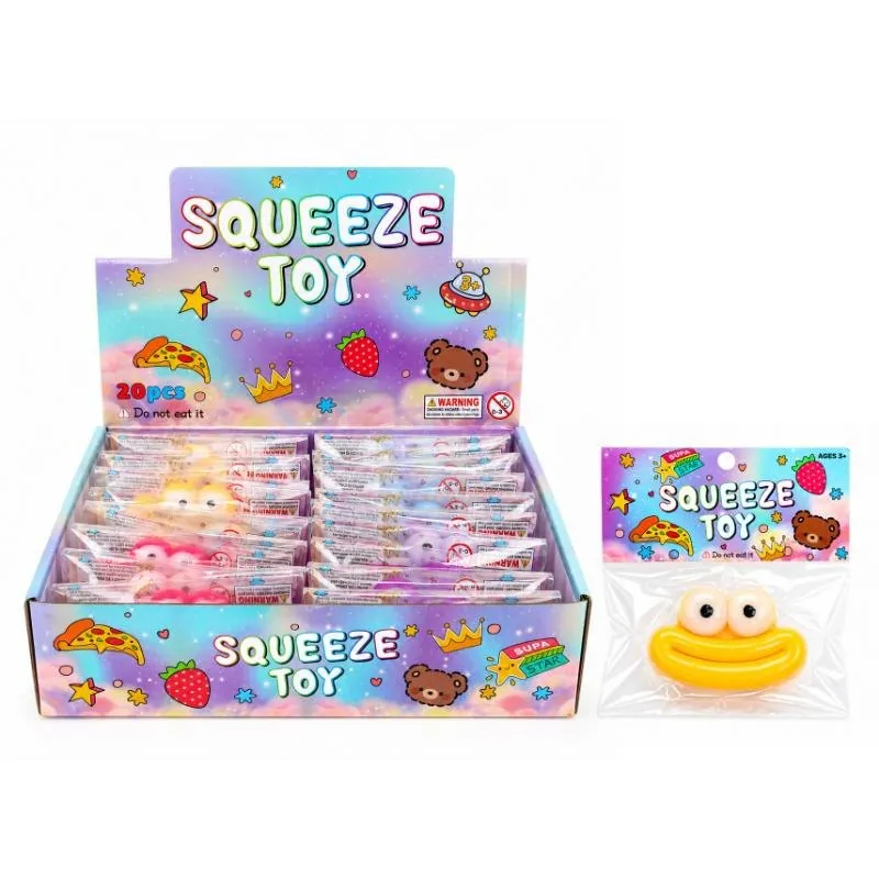 Squishy Squeeze - Animal Series Frog Googly Eye - 5cm X 7cm - Assorted Colours – image 4
