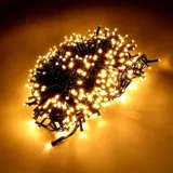 Christmas Fairy Light Low Voltage 600LED 31.5m Total Length Warm White Colour 8 Functions – image 2
