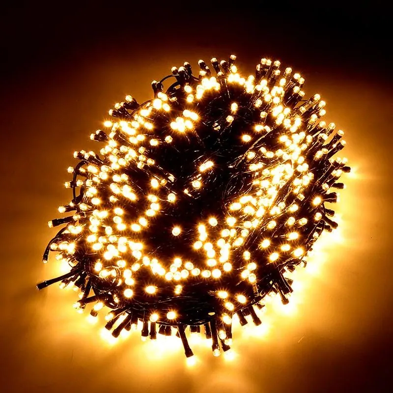 Christmas Fairy Light Low Voltage 800LED 41.5m Total Length Warm White Colour 8 Functions – image 2