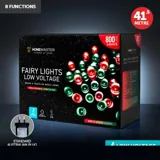 Christmas Fairy Light Low Voltage 800LED 41.5m Total Length Red & Green Colour 8 Functions – image 4