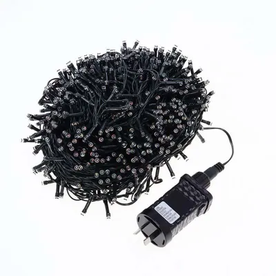 Christmas Fairy Light Low Voltage 800LED 41.5m Total Length Red & Green Colour 8 Functions