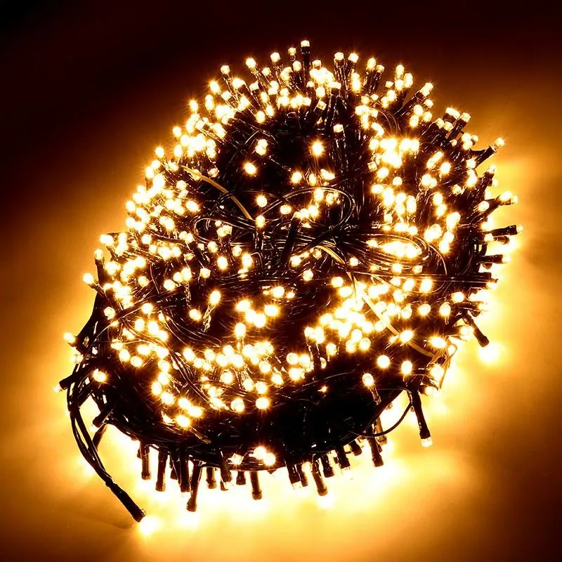 Christmas Fairy Light Low Voltage 1000LED 51.5m Total Length Warm White Colour 8 Functions – image 2