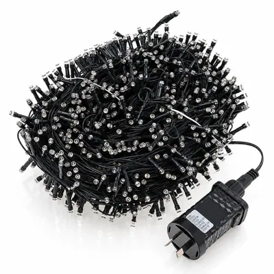 Christmas Fairy Light Low Voltage 1000LED 51.5m Total Length Red & Green Colour 8 Functions