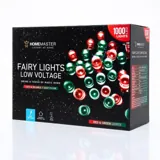 Christmas Fairy Light Low Voltage 1000LED 51.5m Total Length Red & Green Colour 8 Functions – image 3