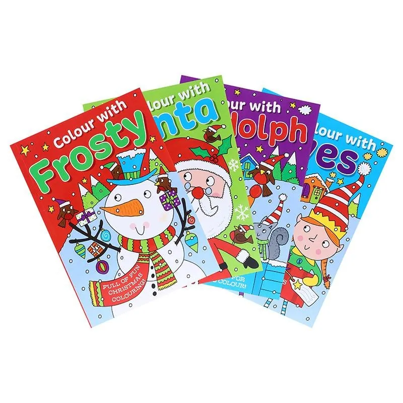 Christmas Colouring Book 4 Assorted Covers 48pg 197mm X 270mm – image 3