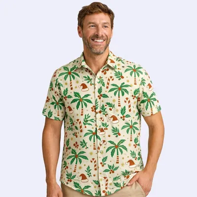 Christmas Coastal Series Hawaiian Shirt Adult 4 Assorted Designs (s, M, L & Xl)
