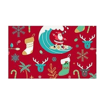 Design Red Surf Santa