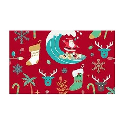 Design Red Surf Santa