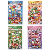 Christmas 3D Stickers 10cm X 18cm 4 Assorted Designs – image 2