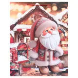 Gift Bag Cozy Christmas Jumbo 43cm X 55cm X 15cm 4 Assorted Designs – image 2