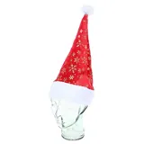 Christmas Santa Hat Gold Foil Print 2 Assorted Designs 34cm X 29cm – image 2
