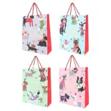 Gift Bag Premium Foil Playful Christmas Series Medium 26cm X 32cm X 10cm 4 Assorted Designs – image 3