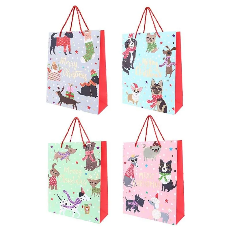 Gift Bag Premium Foil Playful Christmas Series Large 31cm X 42cm X 12cm 4 Assorted Designs – image 3