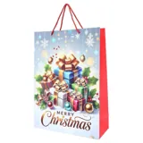Gift Bag Premium Glitter Magical Christmas Series Small 18cm X 23cm X 10cm 4 Assorted Designs – image 2